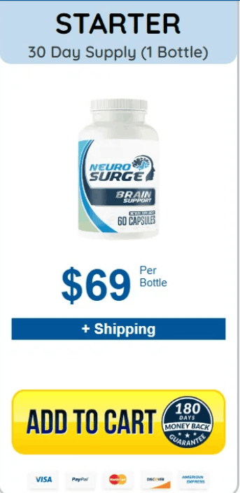 NeuroSurge1 bottle price