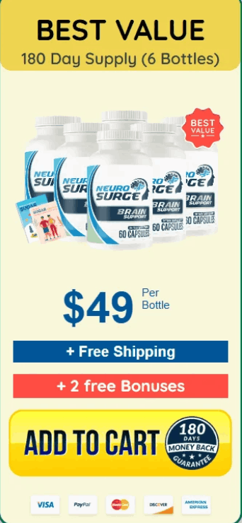 NeuroSurge  price 6 bottle