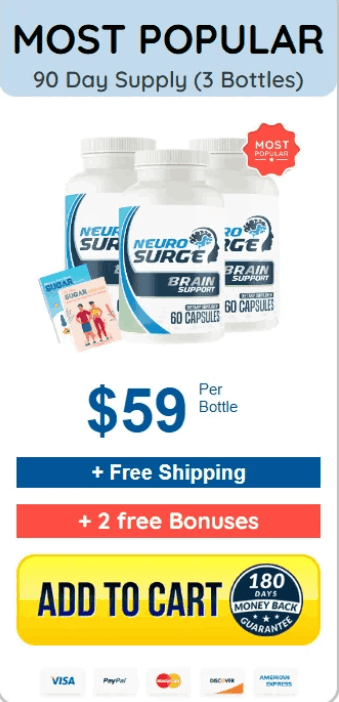 NeuroSurge price 3 bottle